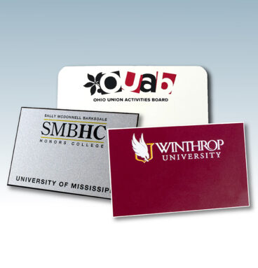 Plastic Printed Blank Name Tags (Logo with No Names)