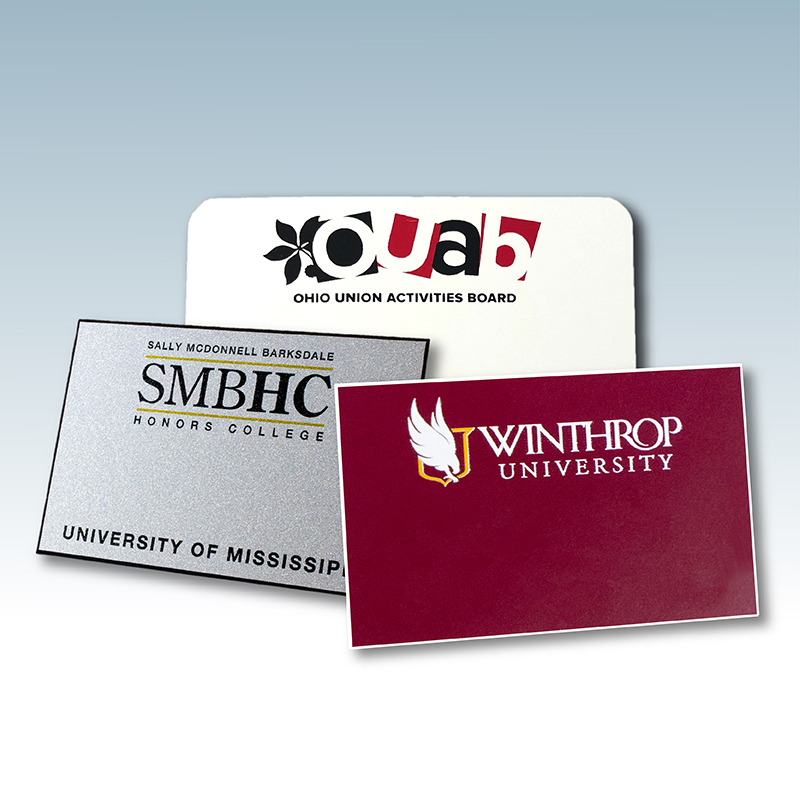 Plastic Printed Blank Name Tags (Logo with No Names)