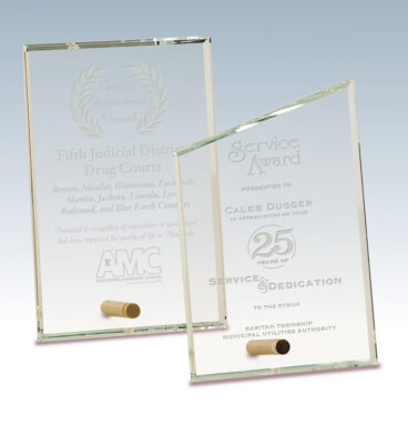 Brass Pin Glass Awards