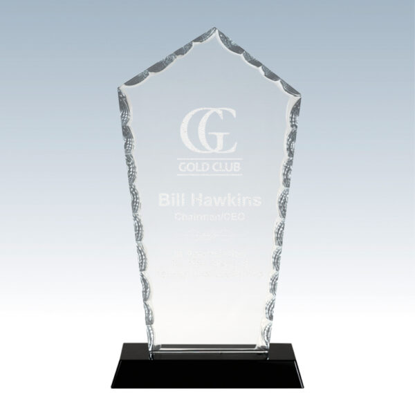 Diamond Facet Glass Award