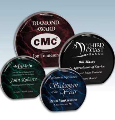 Round Painted Acrylic