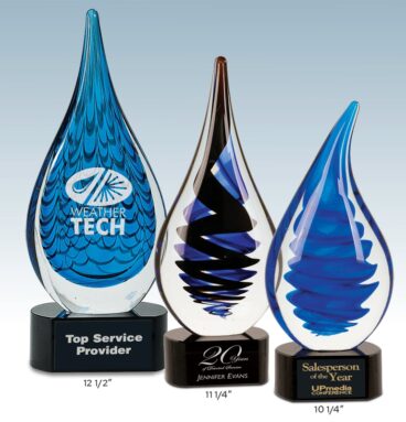 Water Droplet Art Glass Awards