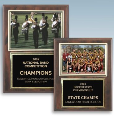 Gold Slide-In Frame Plaque