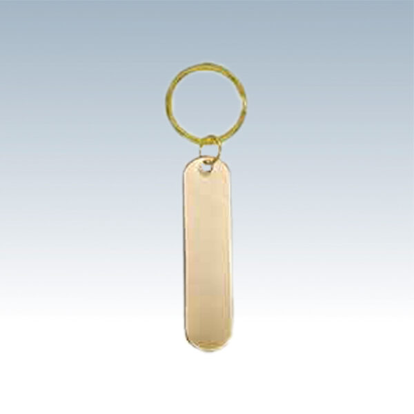 Brass Bar Keychain