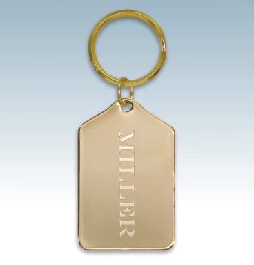 Brass Tablet Keychain